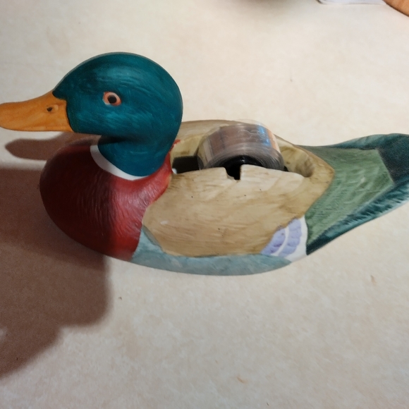 3 pc. Desk Set Ceramic Duck - Picture 2 of 10